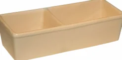 Matskål dubbel för Katt & Smådjur Beige 350/450ml>Kerbl Online