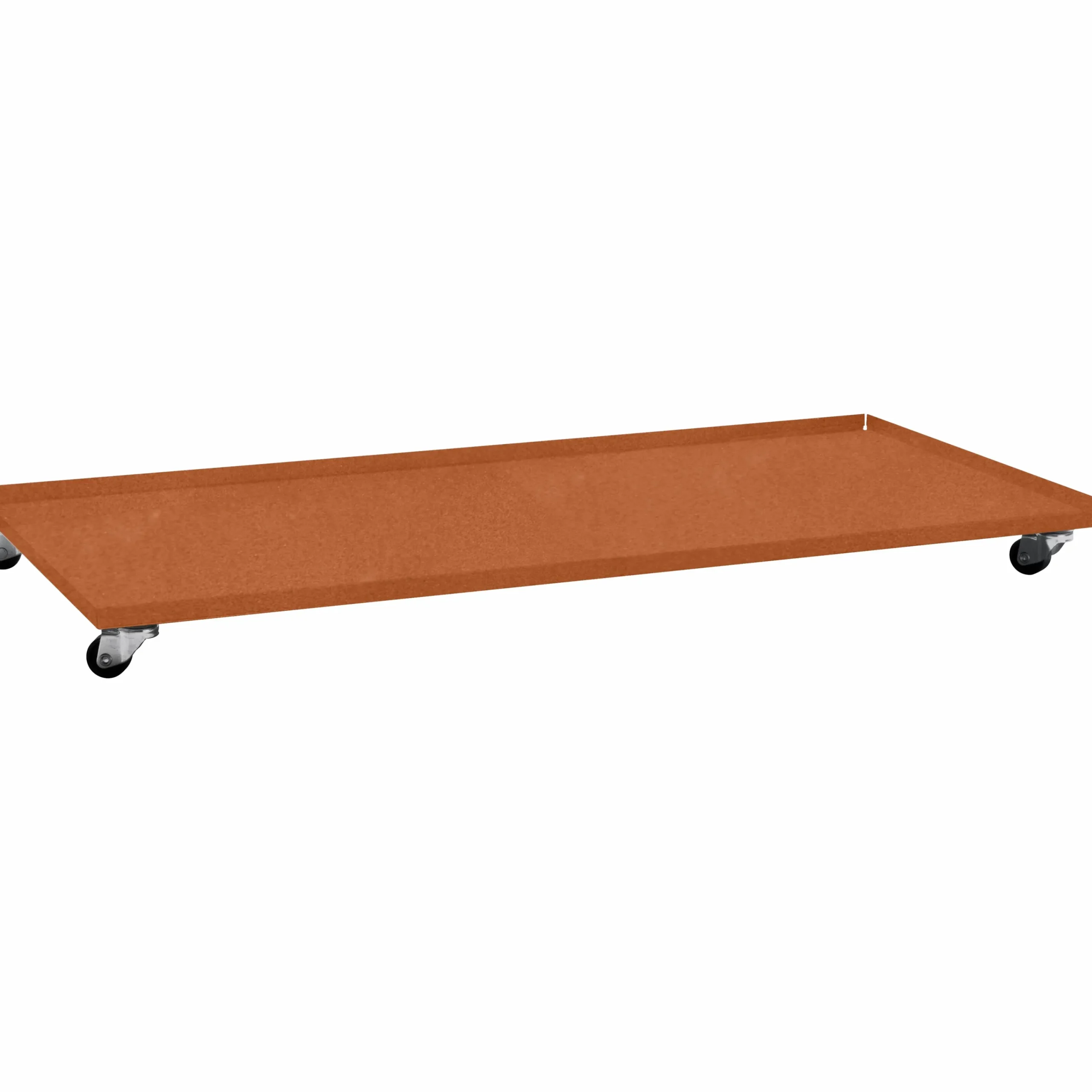 Metallfat med hjul Råjärn/Rostar 84x44cm>Ventura Hot