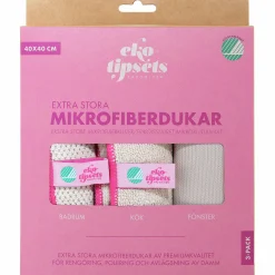 Mikrofiberduk Extra stora 3-p>Ekotipset Discount