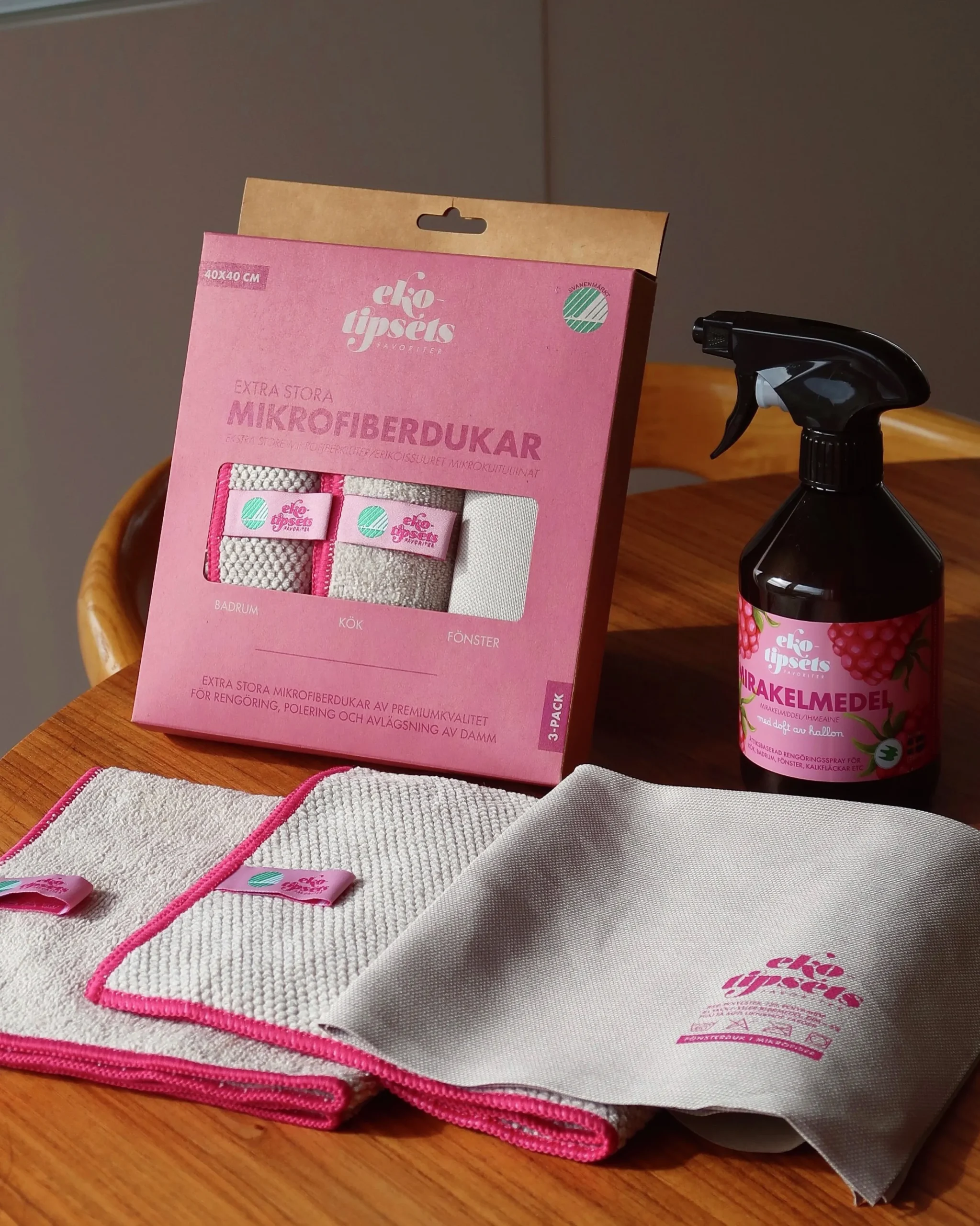 Mikrofiberduk Extra stora 3-p>Ekotipset Discount