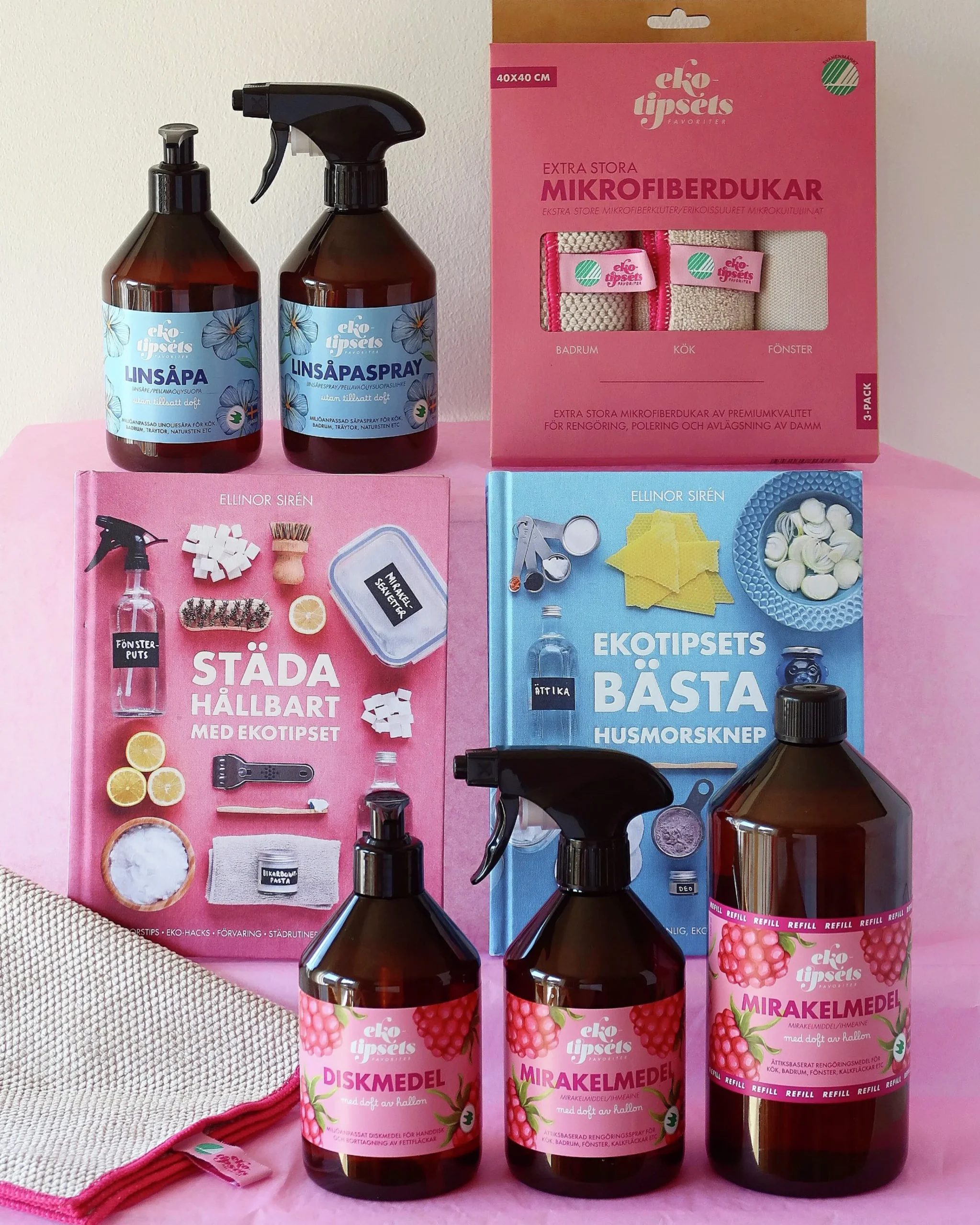 Mikrofiberduk Extra stora 3-p>Ekotipset Discount