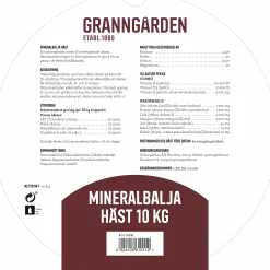 Mineralbalja Häst 10kg>Granngården Clearance