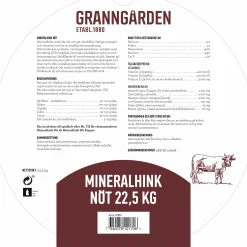 Mineralbalja Nöt 22,5kg>Granngården Sale