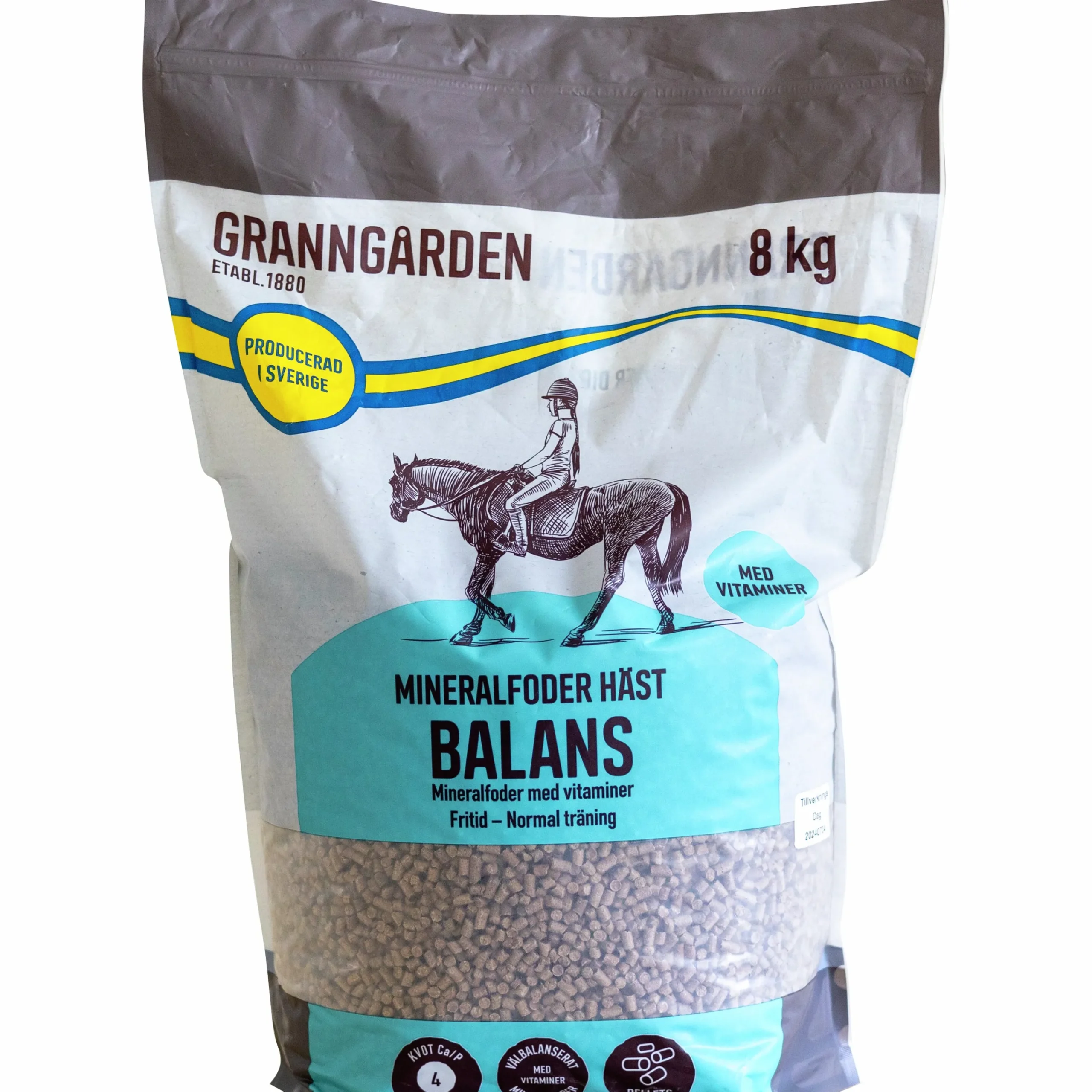 Mineralfoder Häst Balans 8kg>Granngården