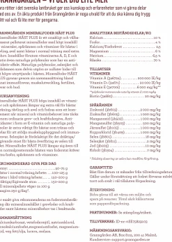 Mineralfoder Häst Plus 15kg>Granngården Best