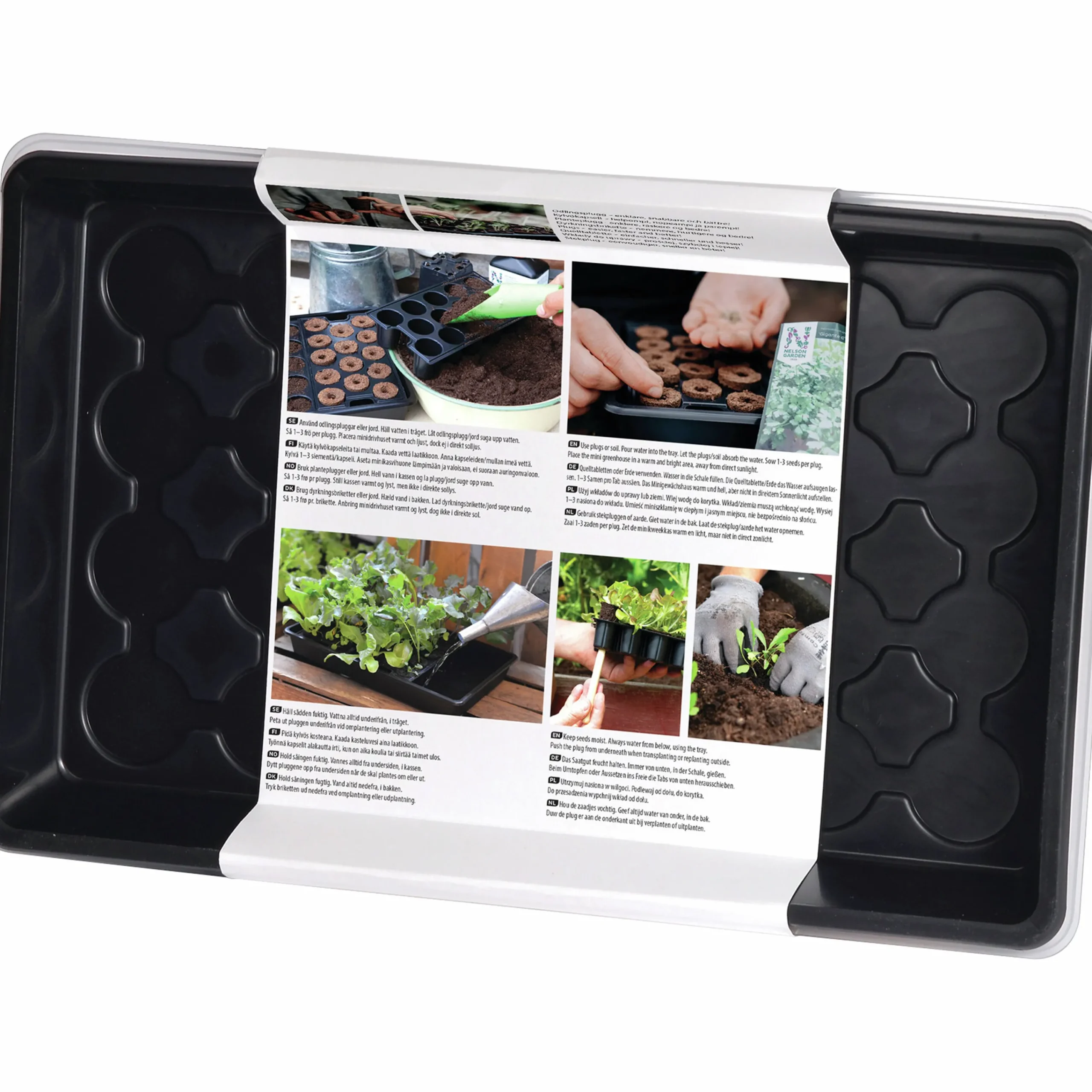 Minidrivhus Air brätten plugg 24x38cm>Nelson Garden Outlet