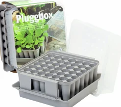 Minidrivhus Pluggbox Grå 22x20x15cm><noscript><img width=