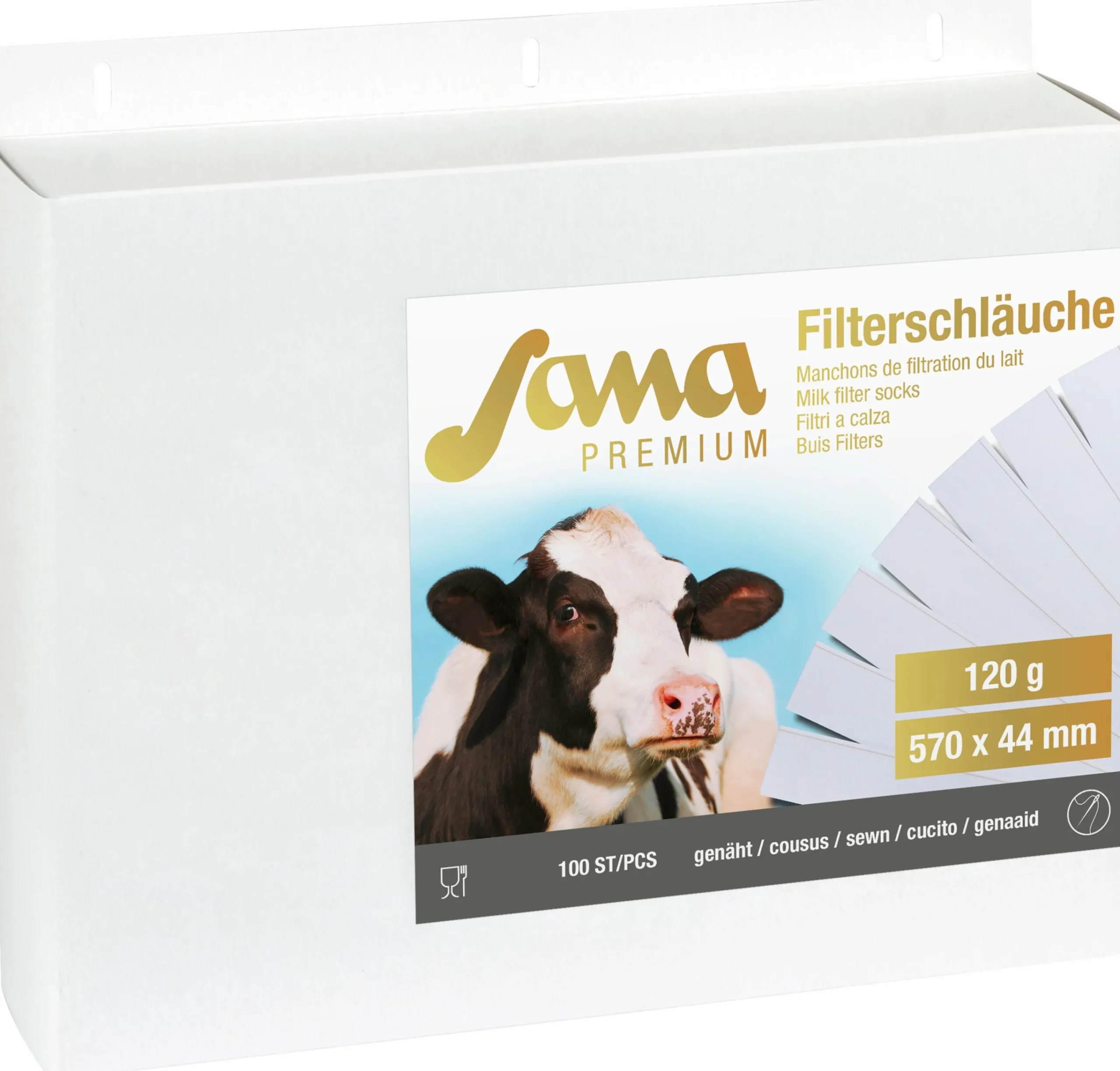 Mjölkfilter Premium 570x44mm 100-p>Kerbl Outlet