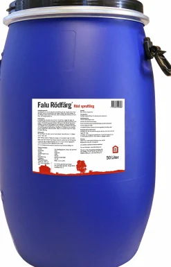 Målarfärg Sprutfärg röd 50L>Falu Rödfärg Hot