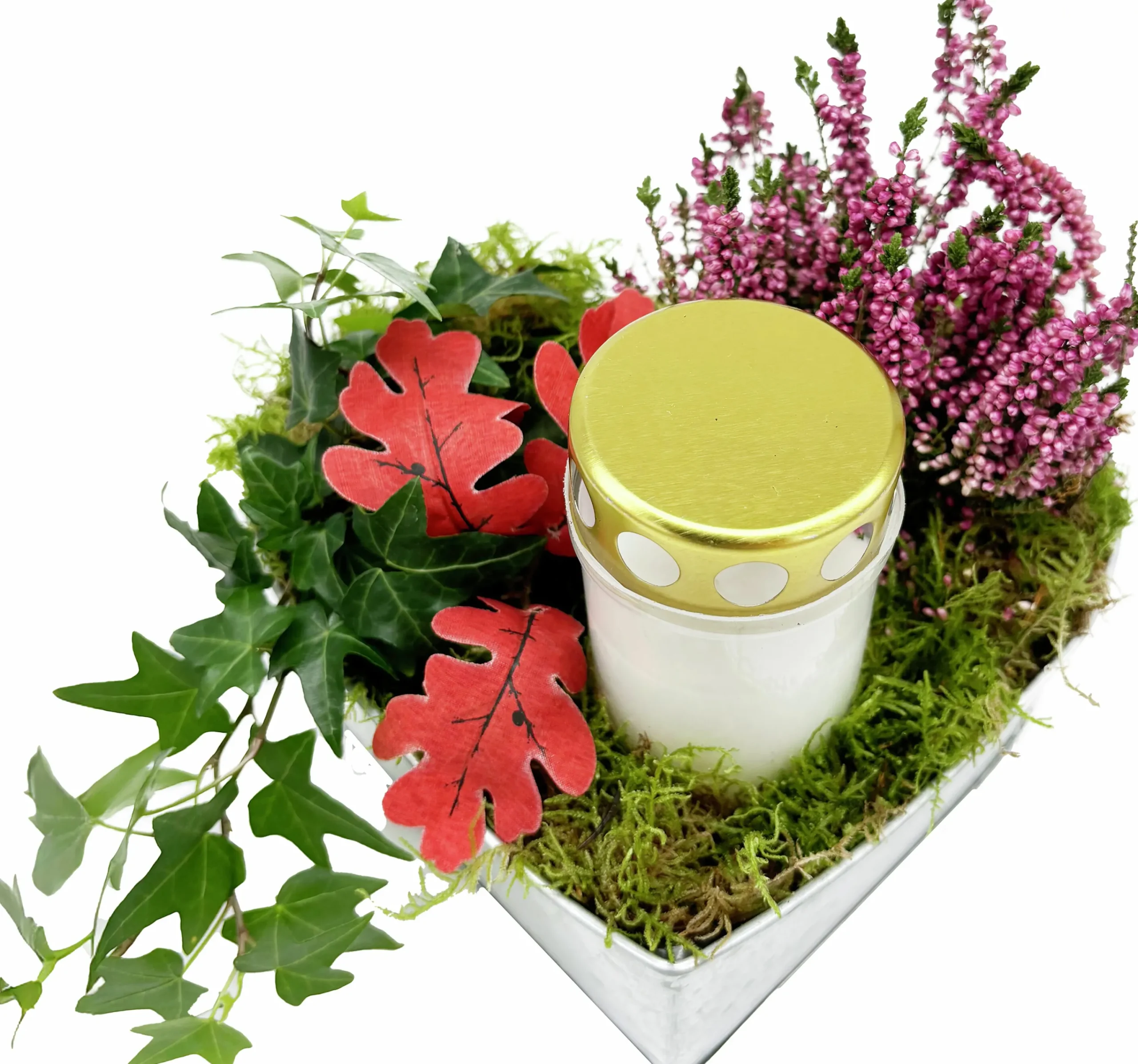 Mossfigur Dekorativt Hjärta Zink & Gravljus>Danblumen Outlet
