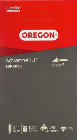 Motorsågskedja AdvanceCut 90PX 8" 3/8" 1,1mm 33dl>Oregon Clearance