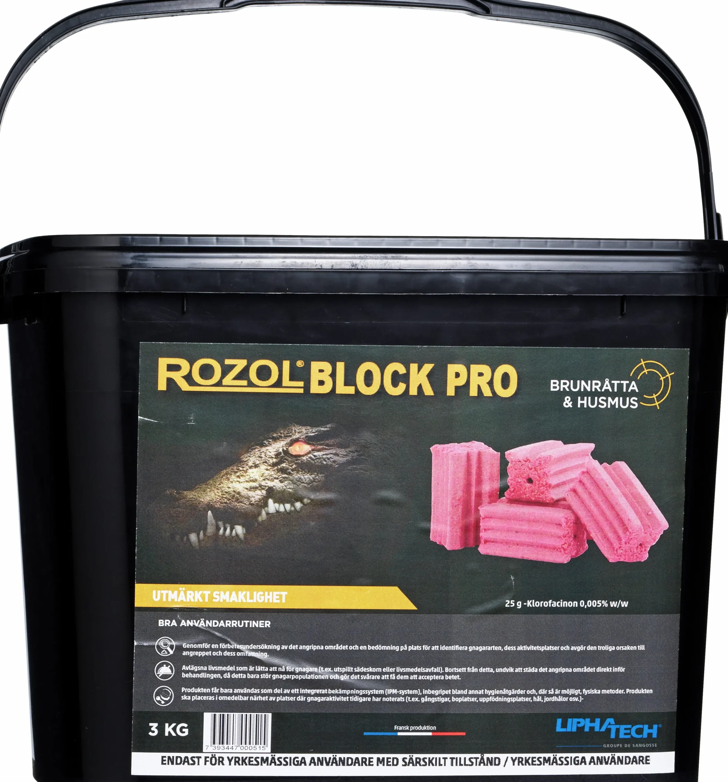 Musgift & Råttgift Block 3kg>Rozol Sale