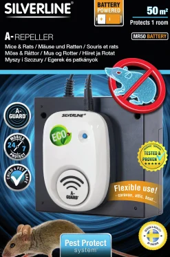 Mus- & Råttskrämma A-Repeller MR50 Batteri><noscript><img width=