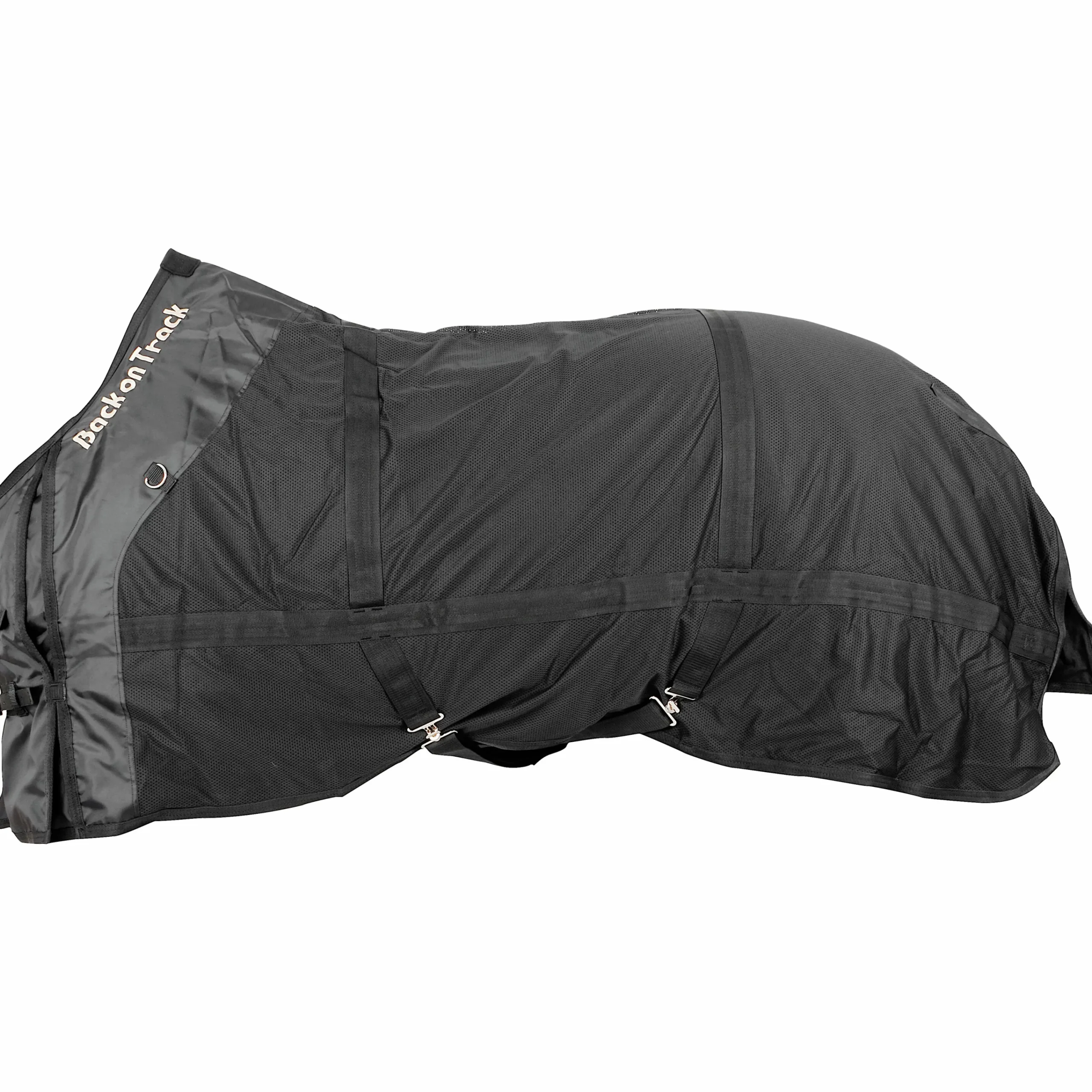 Nättäcke Svart 135cm>Back on Track Discount