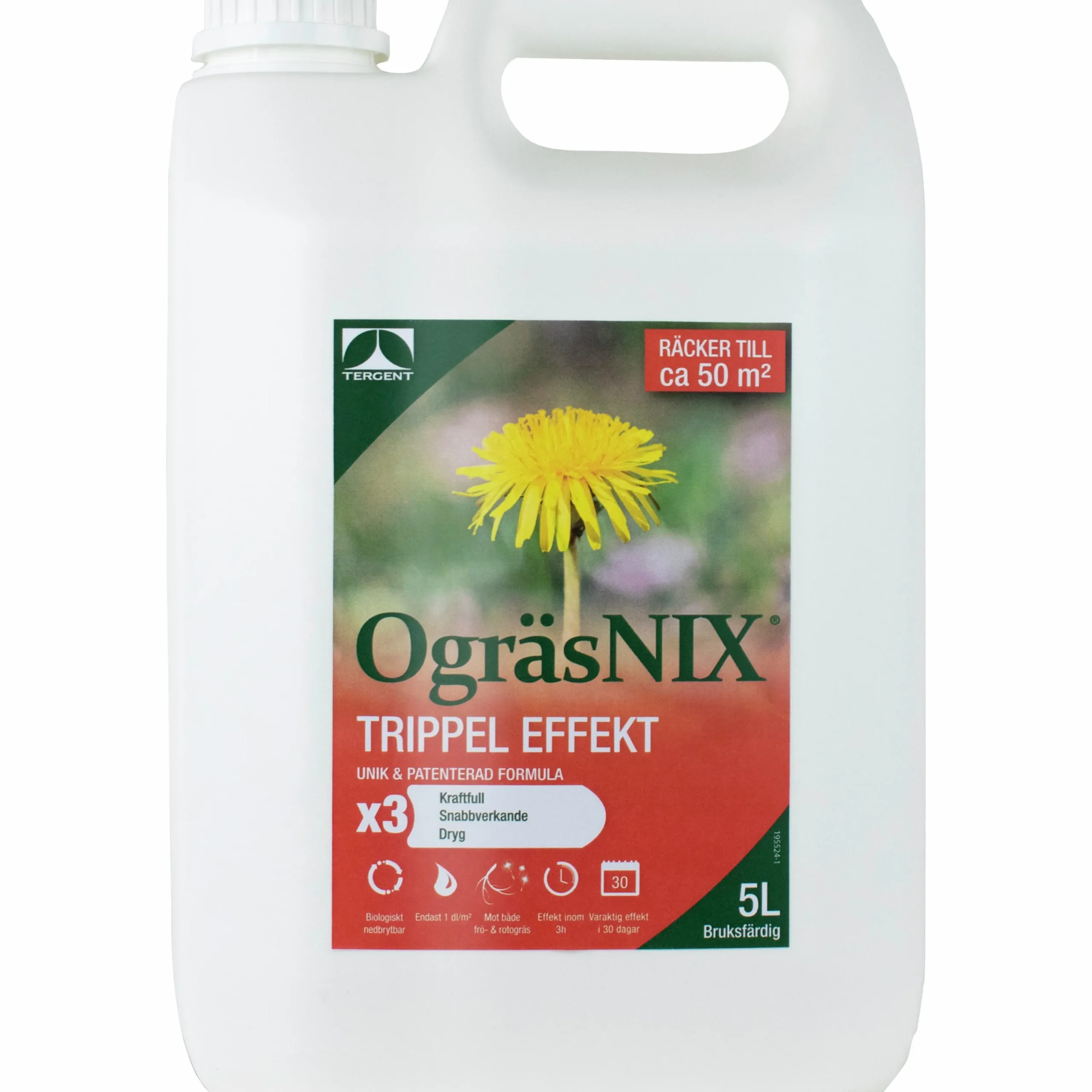 Ogräsmedel Ogräsättika OgräsNIX Trippel Effekt 5L>Tergent Discount