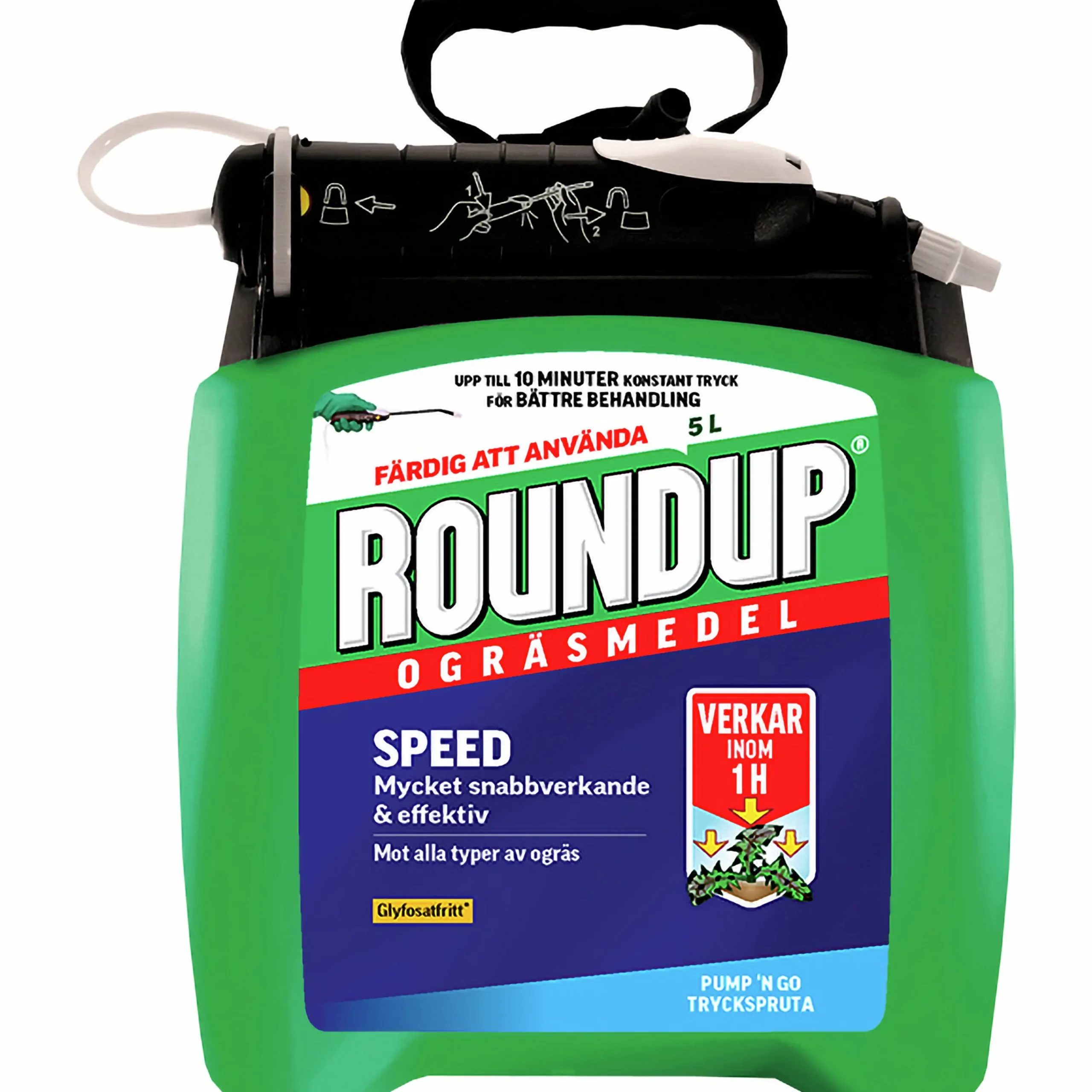Ogräsmedel Round up Speed PA Pump 'N Go 5L>Roundup
