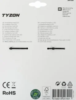 Pannlampa Tyzon uppladdningsbar LED med sensor>Millarco Discount