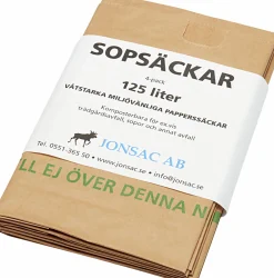 Papperssäck 125L 100x75x25cm 4-p>Jonsac New