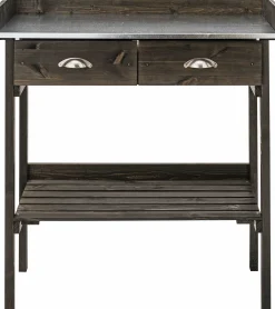 Planteringsbord Med 2 lådor 79x39x87cm>Granngården Outlet