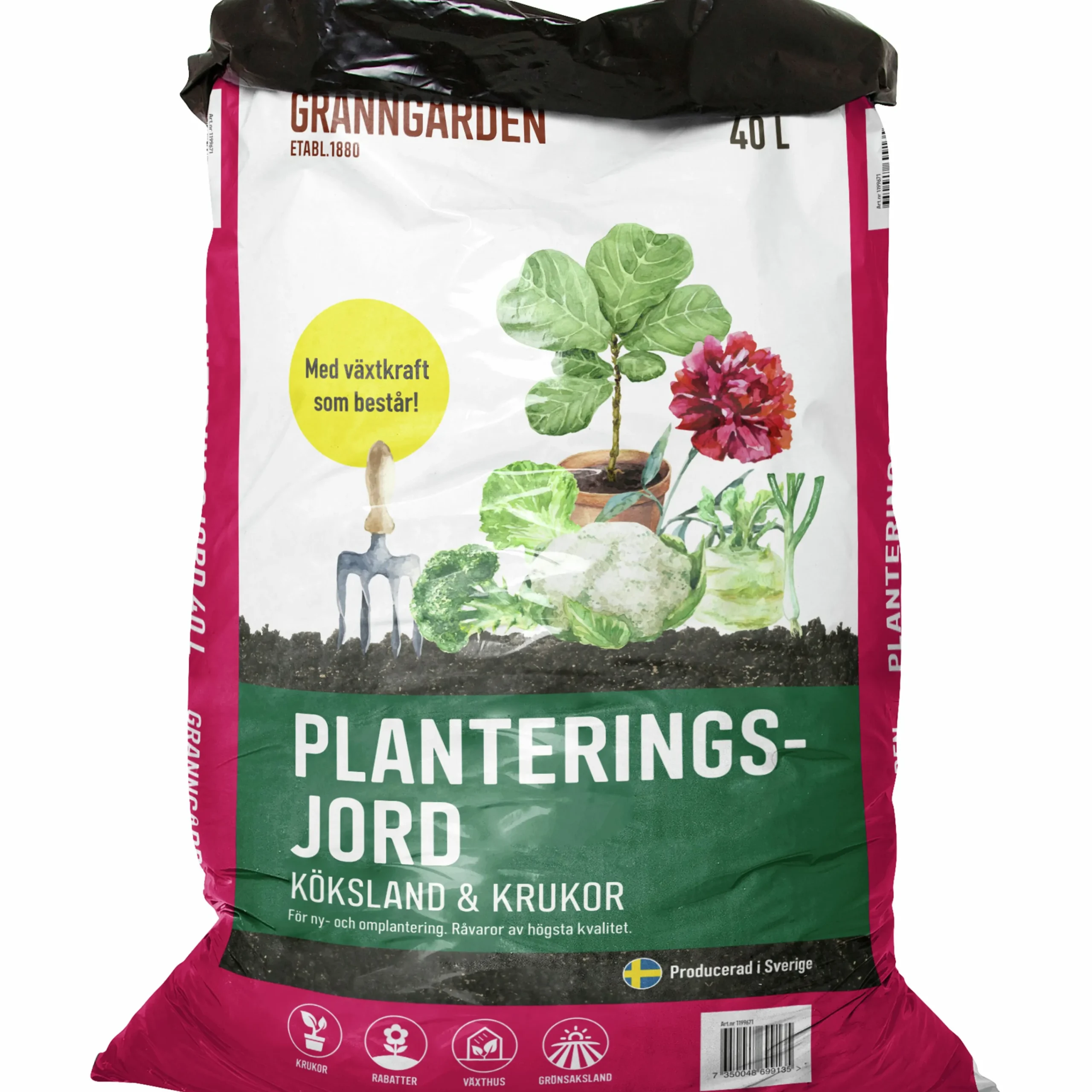 Planteringsjord 40L>Granngården Best