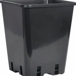 Plastkruka Fyrkantig Svart 20x20x23cm>Nelson Garden Outlet