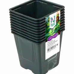 Plastkruka Fyrkantig 11cm 10-p>Nelson Garden