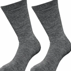 Polarsockor med Ull 37/40 Svart/Grå 2-p>G1880 Outlet