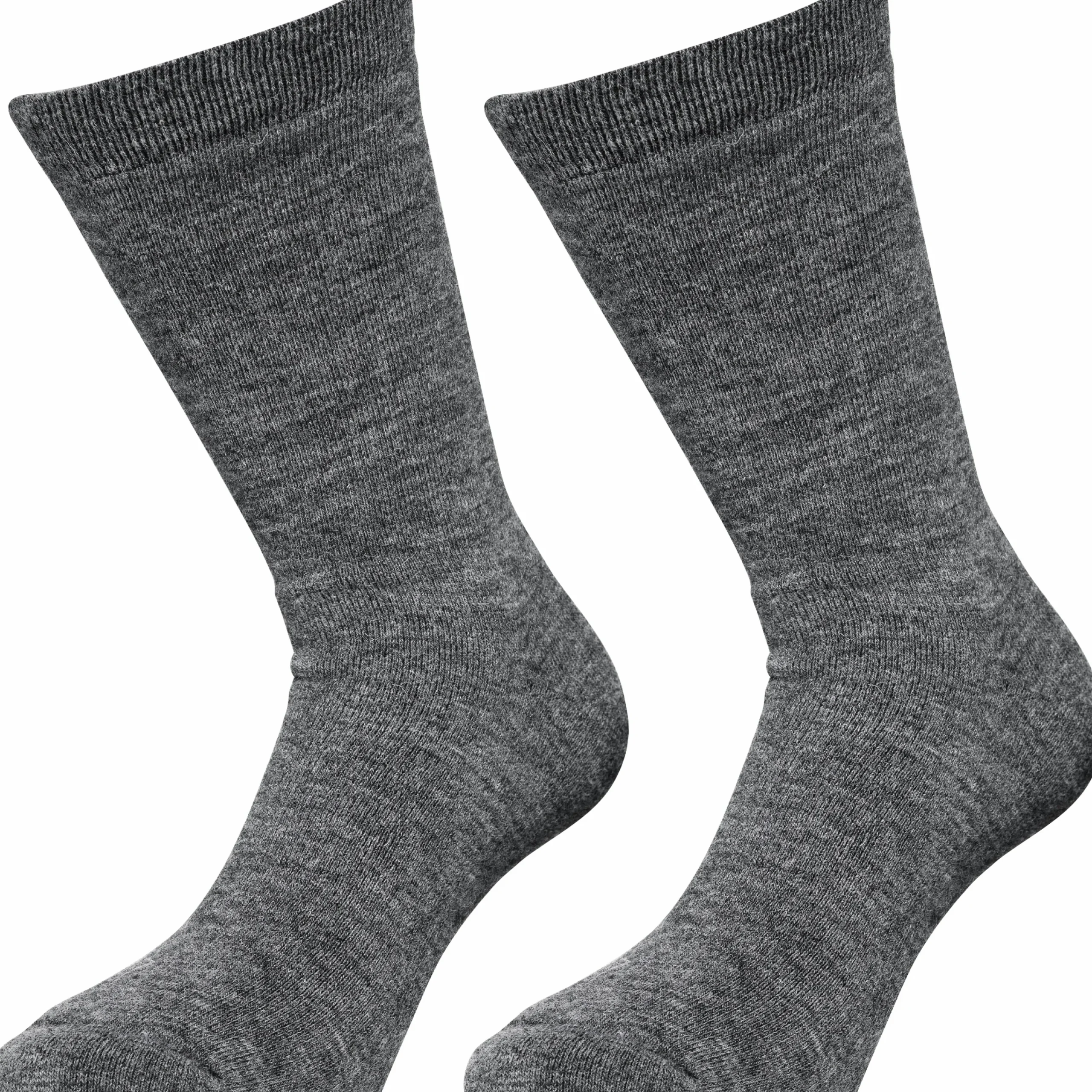 Polarsockor med Ull 37/40 Svart/Grå 2-p>G1880 Outlet