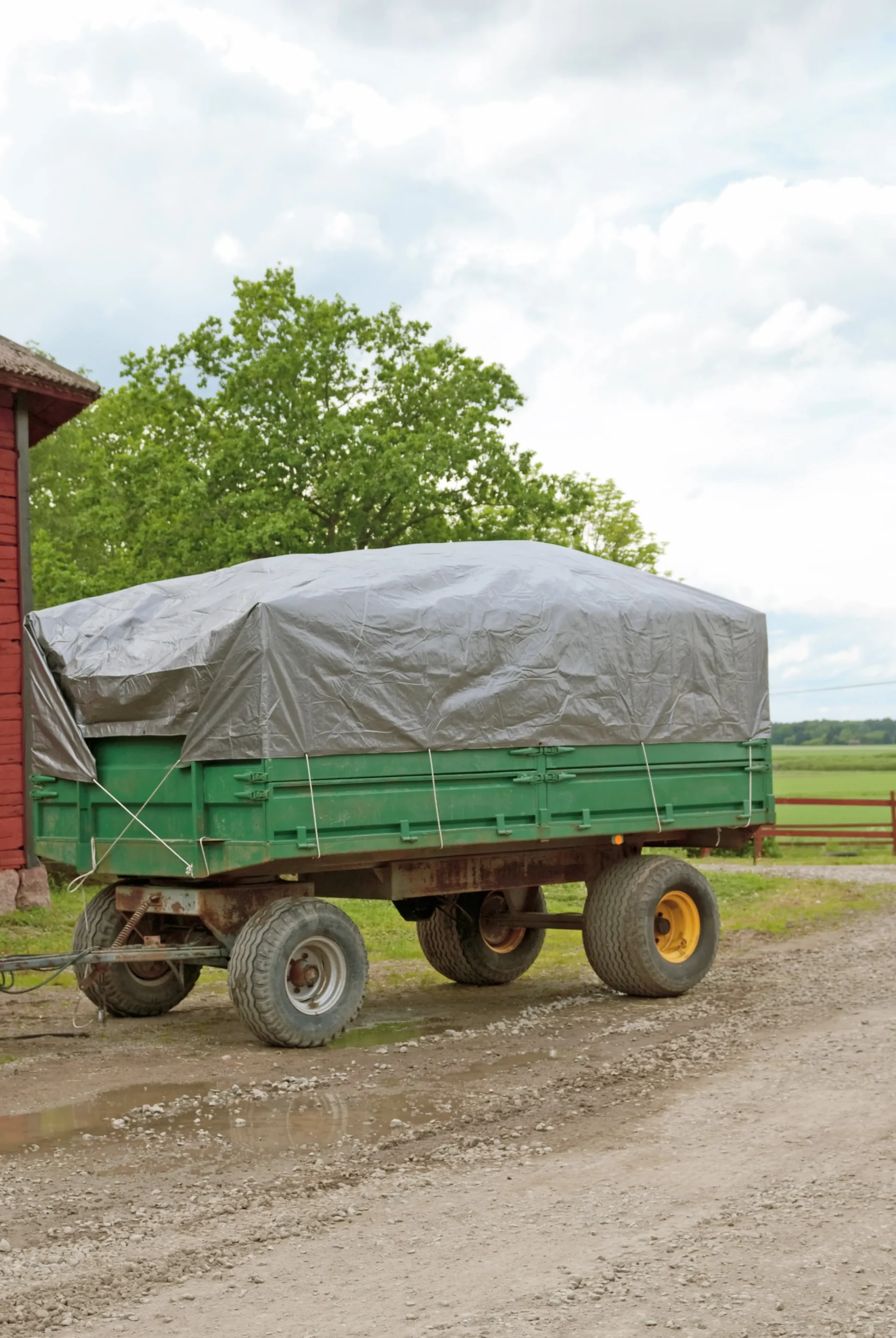Presenning Silver/Svart 200g/m² 3x5m>Granngården Clearance