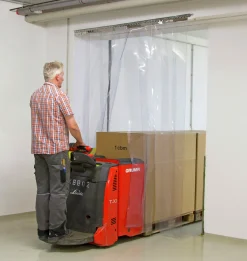 PVC-ridå transparent 200x2mm 25m>Kerbl Outlet