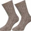 Raggsockor Ljus Brunmelerad 37/40>G1880 Hot