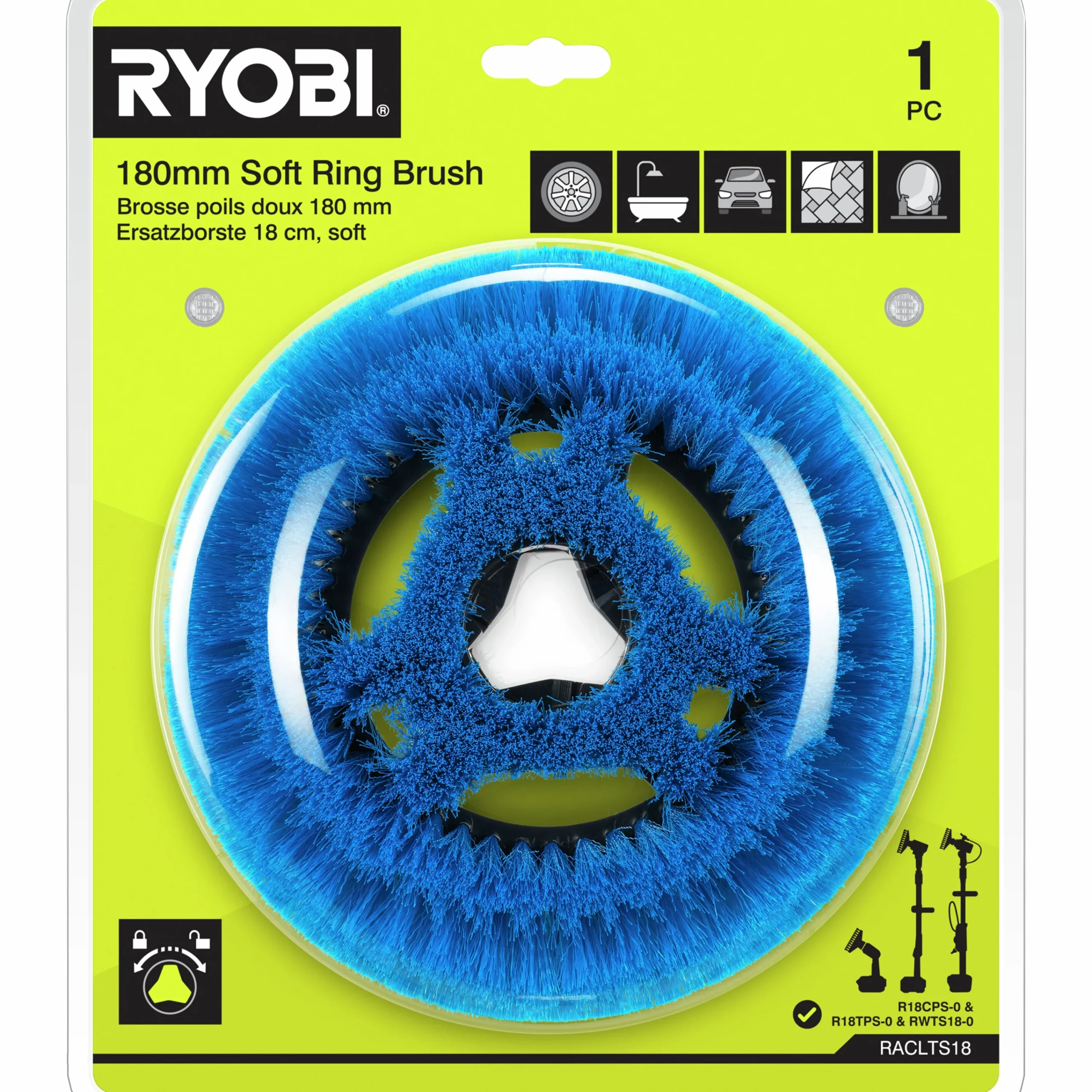 Rengöringsborste Mjuk RACLTS18>Ryobi Clearance