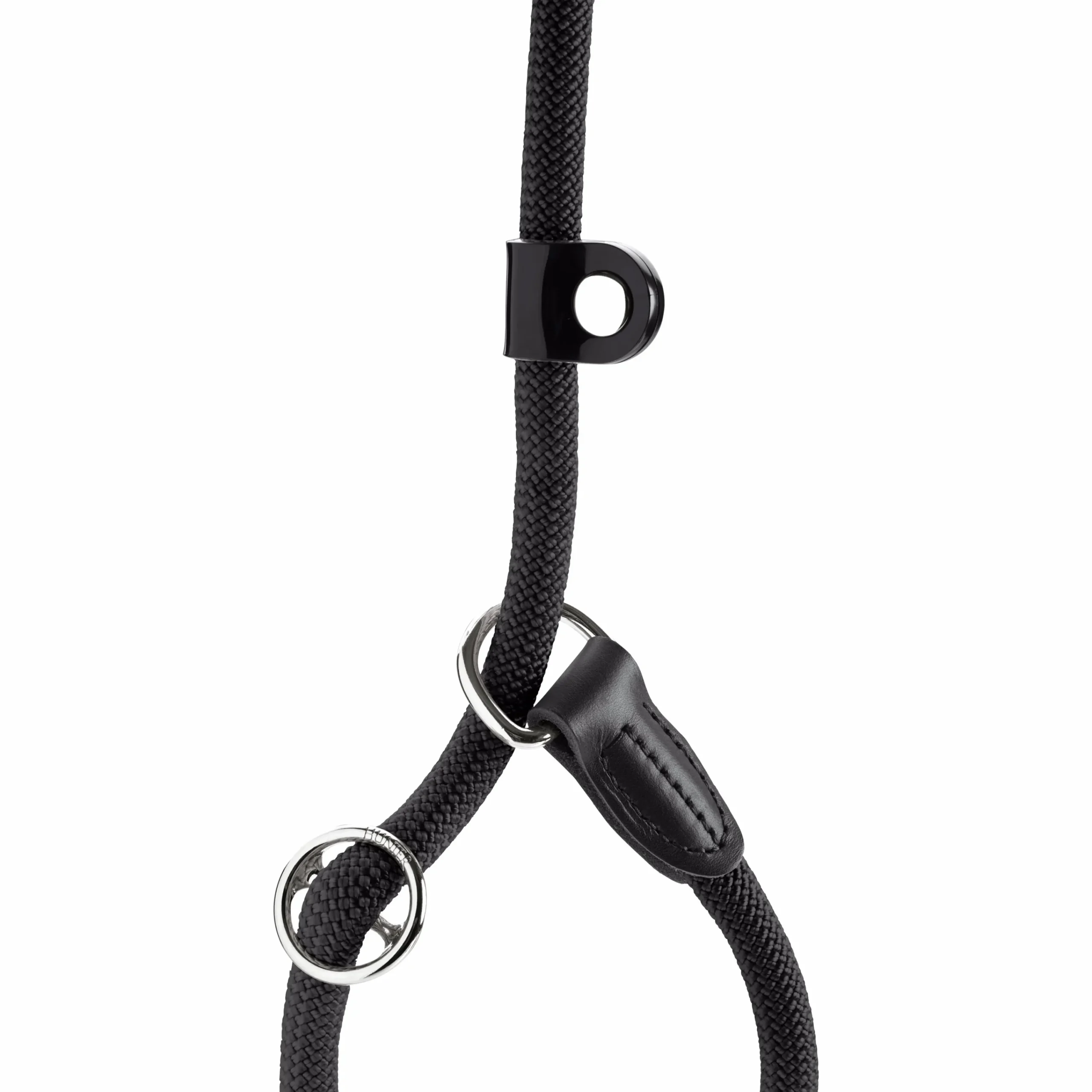 Retrieverkoppel Freestyle Svart 10mmx170cm>Hunter Hot