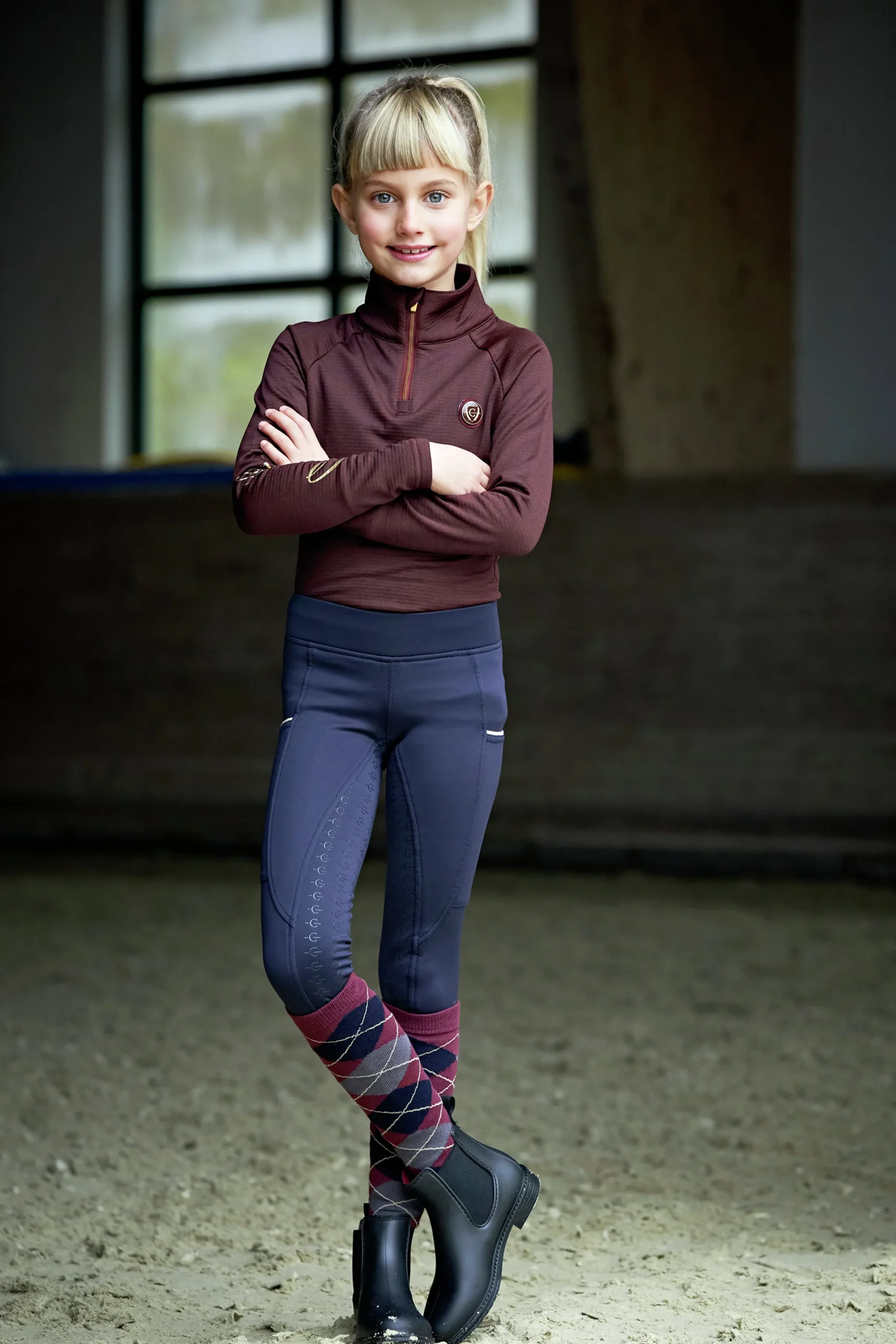 Ridtights Helskodd Junior>Covalliero Hot