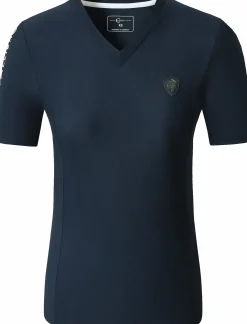 Ridtröja V-ringad T-hirt>Covalliero Hot