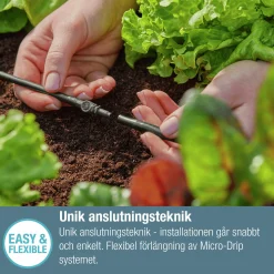 Skarvkoppling MicroDrip 3/16