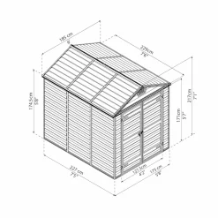 Skjul Skylight grå><noscript><img width=