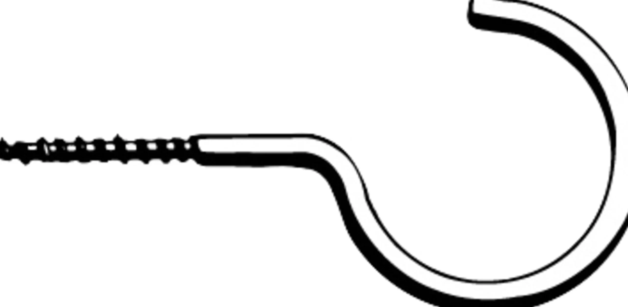 Skruvkrok Elförzinkad 50x14x3,4mm 5-p>Bårebo Outlet