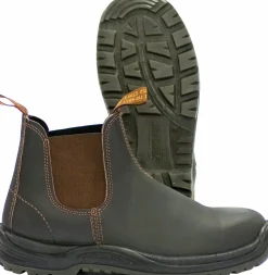 Skyddssko #192 med stålhätta Brun 38><noscript><img width=