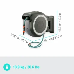 Slangvinda Väggslangbox RollUp XL 35m><noscript><img width=