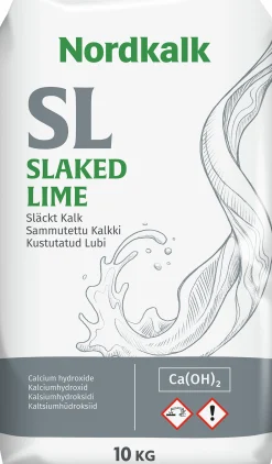 Släckt teknisk kalk 10kg>Nordkalk Discount