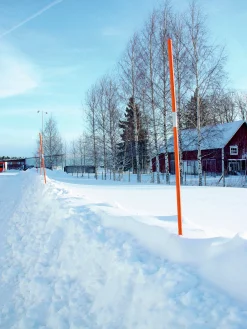 Snökäppar polypropen orange med reflex 200cm><noscript><img width=