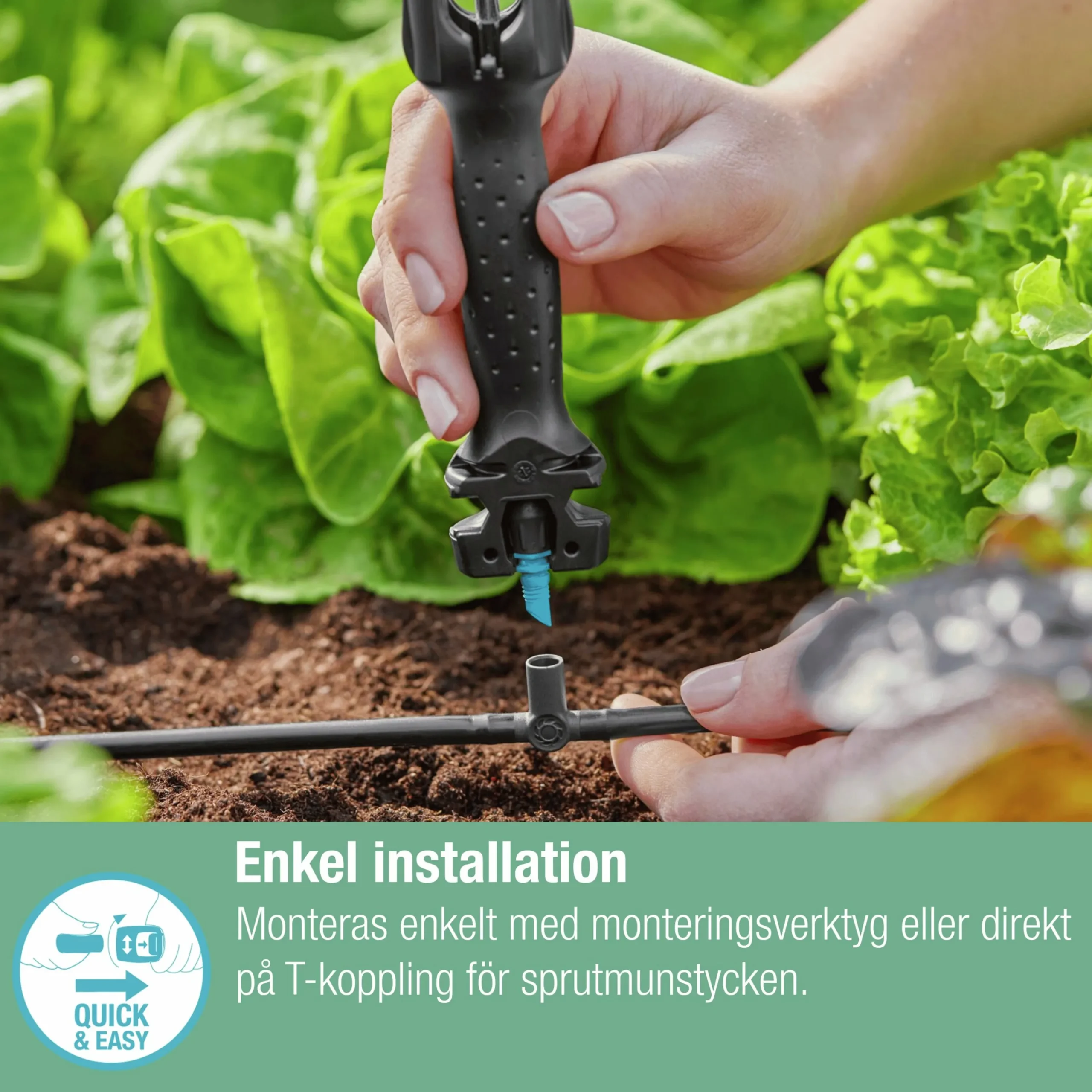 Sprinkler MicroDrip 180° 5-p>Gardena Hot