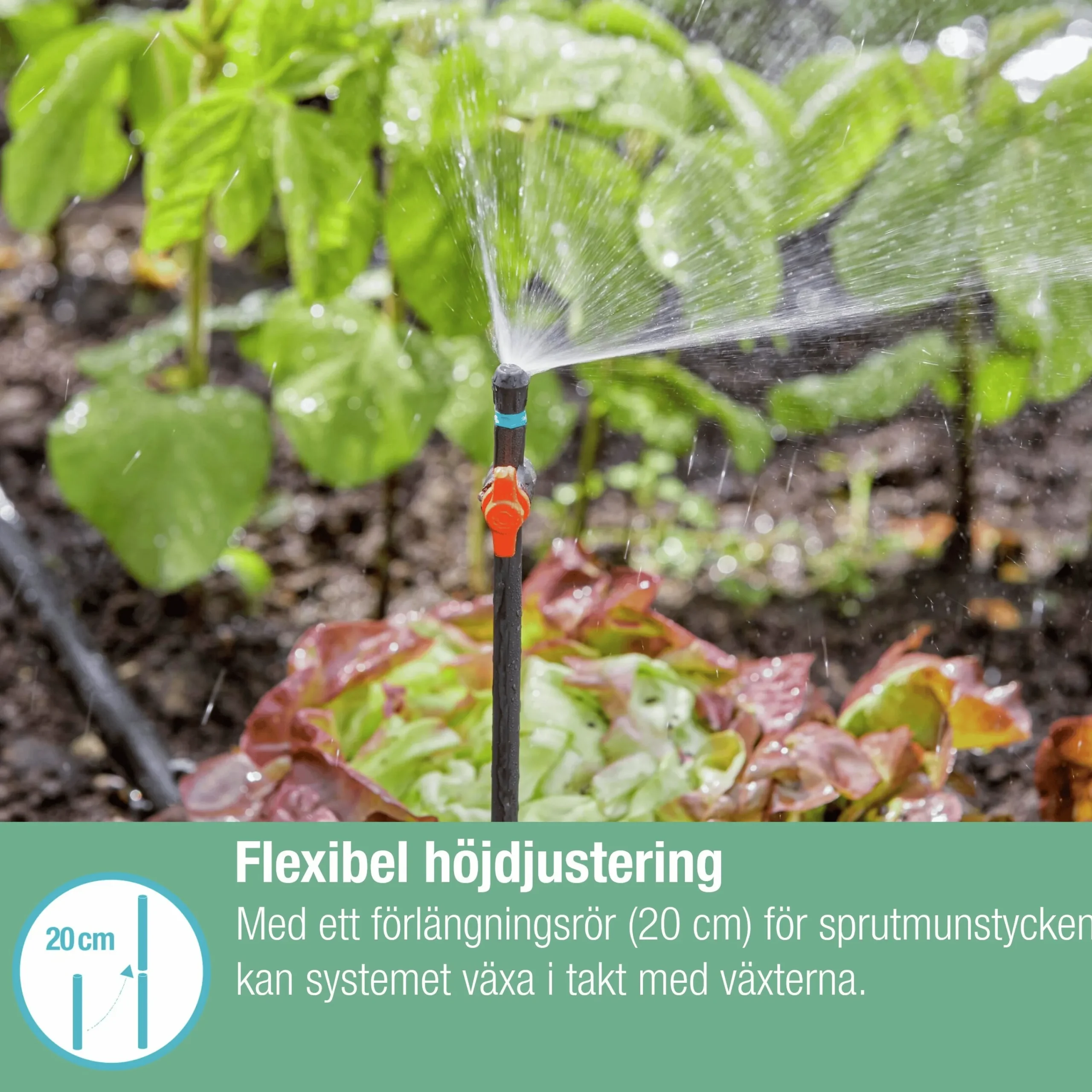 Sprinkler MicroDrip System 90° 5-p>Gardena Best