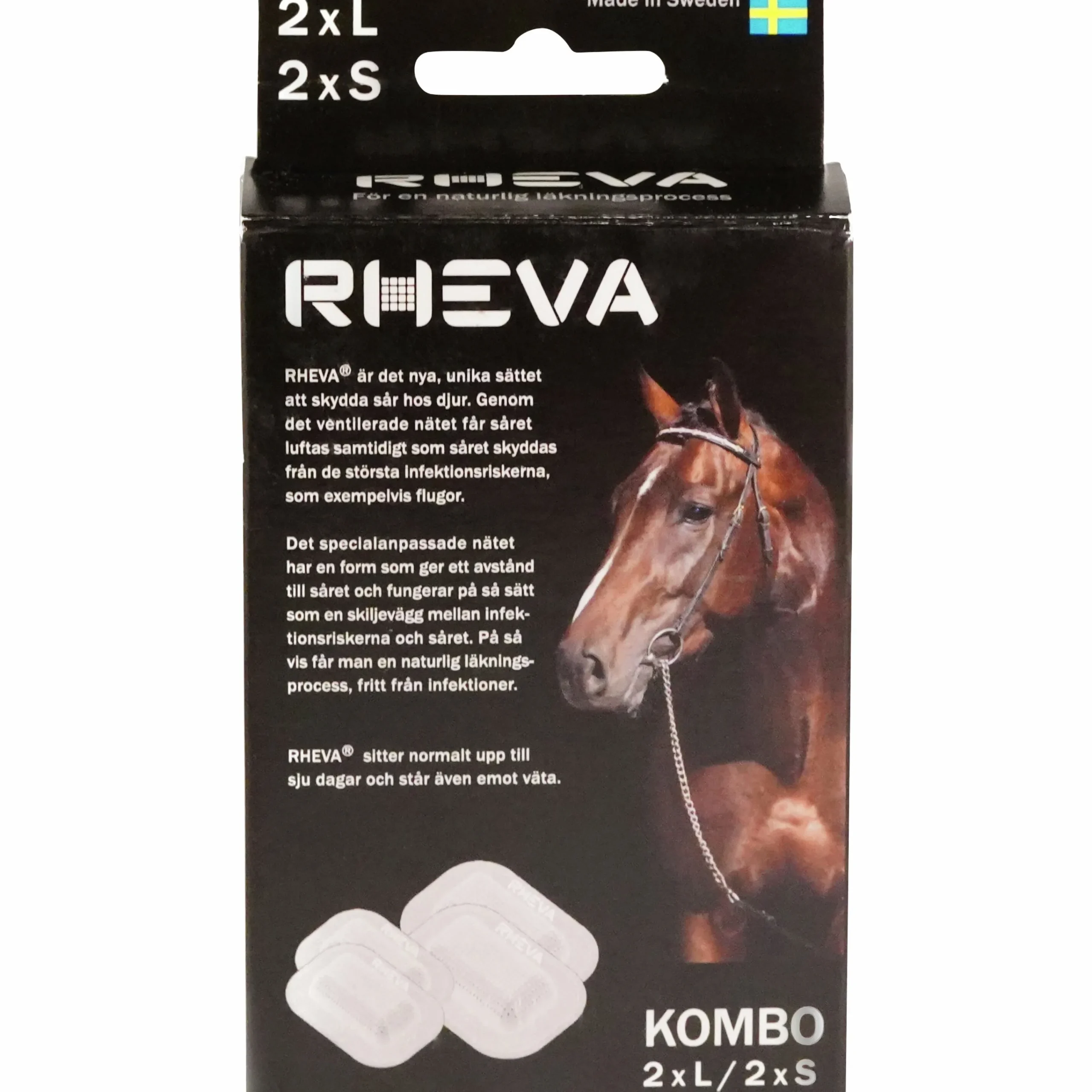 Sårskydd Kombo Svart 4-p>Rheva Discount