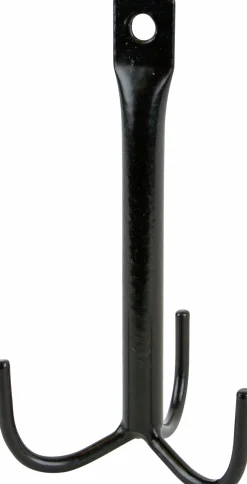 Stallkrok Tredelad Metall Svart 23cm>Granngården Clearance