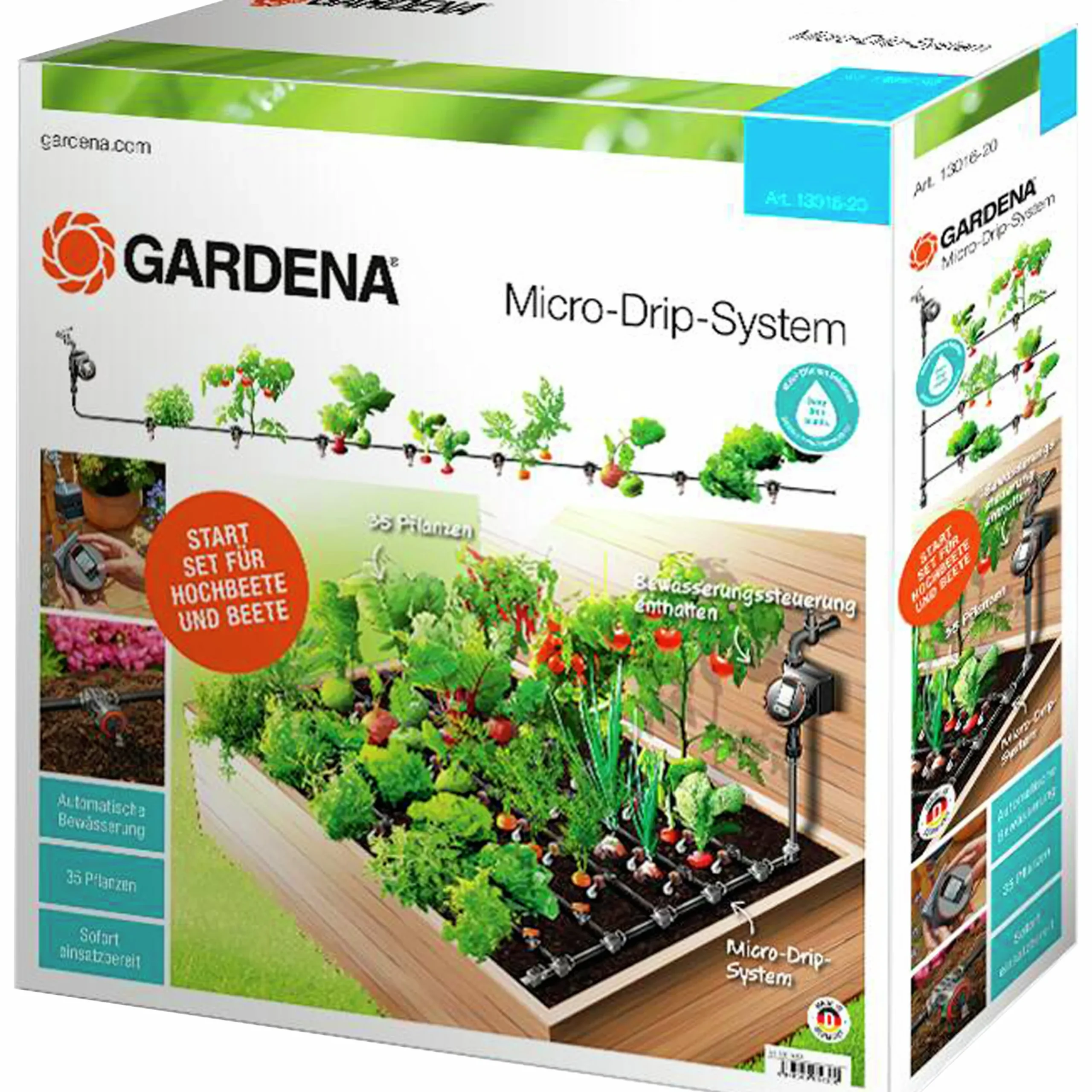 Startpaket Micro Drip System Pallkragar>Gardena Clearance