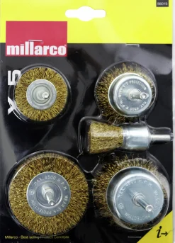 Stålborstar WorkIT 5 delar>Millarco Best
