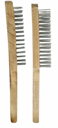 Stålborstar WorkIT 3+4 rader med trähandtag 2-p>Millarco Clearance
