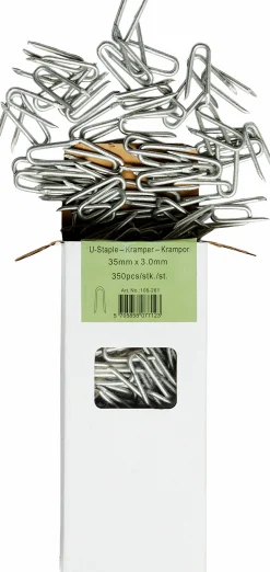 Stängselkrampor 35x3mm 350-p>Nordic Fence Clearance